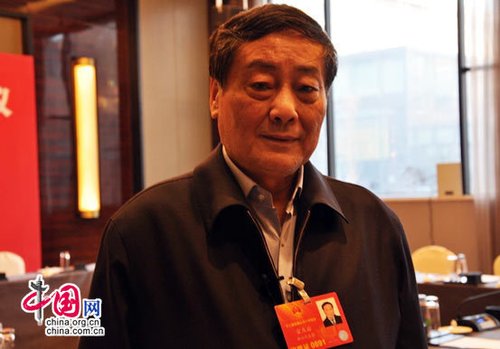 全國人大代表、哇哈哈集團(tuán)董事長宗慶后接受記者采訪 中國網(wǎng) 陳保龍 攝